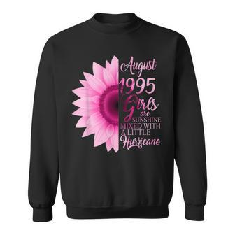 August Girl 1995 27 Years Of Being Sunshine Mixed A Sweatshirt - Thegiftio UK