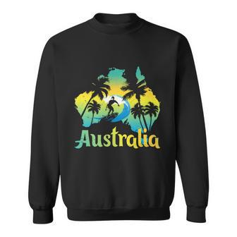 Australia Surfing Summer Vacation Surf Sweatshirt - Monsterry CA