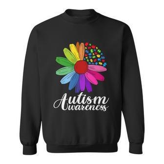 Autism Awareness Flower Autism Awareness Flower Autism Flower Puzzle Tshirt Sweatshirt - Monsterry