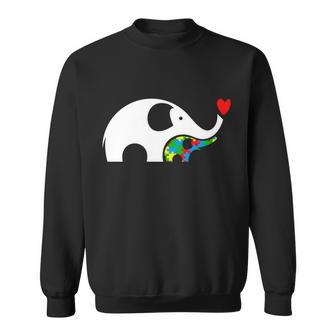 Autism Awareness Mother Baby Elephant Sweatshirt - Monsterry UK