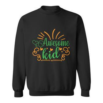 Awesome Kid Funny Quote Gifts Designs Graphic Design Printed Casual Daily Basic Sweatshirt - Thegiftio UK
