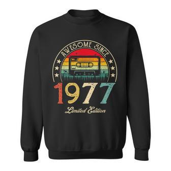 Awesome Since 1977 Vintage 1977 45Th Birthday 45 Years Old Sweatshirt - Seseable