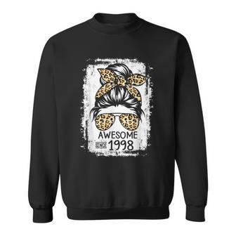 Awesome Since 1998 Vintage 1998 24Th Birthday 24 Years Old Sweatshirt - Seseable