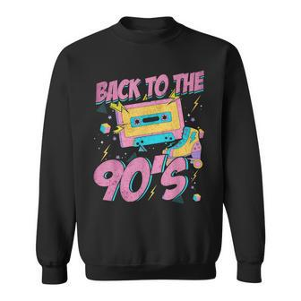 Back To The 90S 90S Disco Radio And Techno Era Vintage Retro Men Women Sweatshirt Graphic Print Unisex - Thegiftio UK