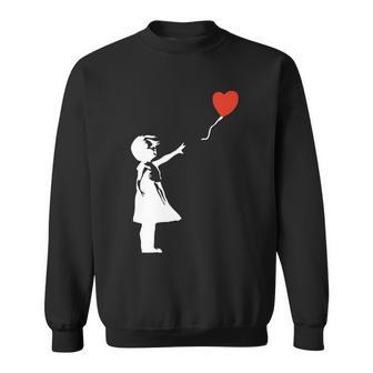 Banksy Style Sweatshirt - Monsterry