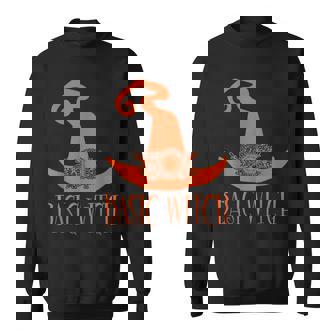 Basic Witch Funny Halloween Costume Sweatshirt - Seseable