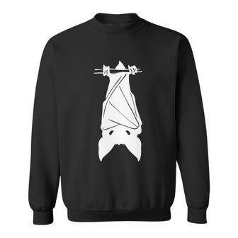 Bat Hanging Funny Halloween Quote Sweatshirt - Monsterry UK