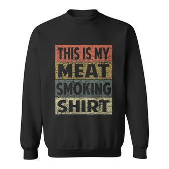 Bbq Smoker Funny Vintage Grilling Meat Smoking Tshirt Sweatshirt - Monsterry UK