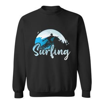 Beach Surfing Summer Vacation Surf Sweatshirt - Monsterry
