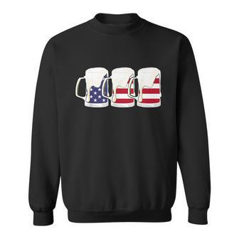 Beer American Flag Shirt 4Th Of July Men Women Merica Usa Sweatshirt - Monsterry DE