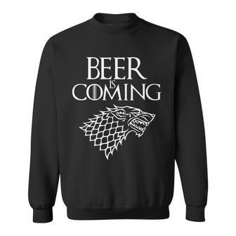 Beer Is Coming Sweatshirt - Monsterry DE