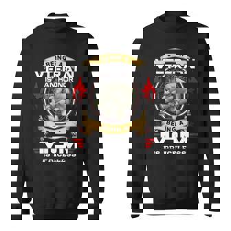 Being A Mom Is A Priceless Sweatshirt - Monsterry