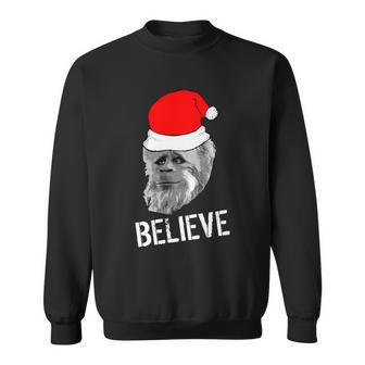 Believe Santa Sasquatch Sweatshirt - Monsterry