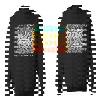 Believer Motivator Innovator Educator Teacher Leopard Tiedye Sweatshirt - Thegiftio