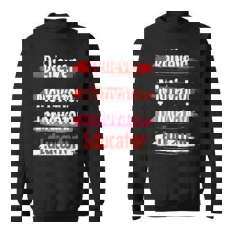 Believer Motivator Innovator Educator V3 Sweatshirt - Thegiftio