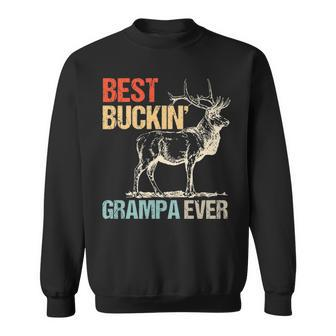 Best Buckin Grampa Ever Deer Hunting Sweatshirt - Thegiftio UK