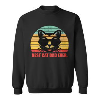 Best Cat Ever - Retro Vintage Design Graphic Design Printed Casual Daily Basic Sweatshirt - Thegiftio UK