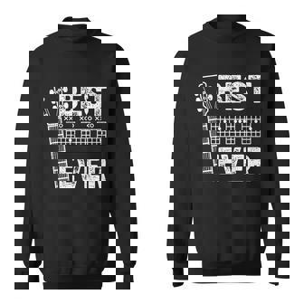 Best Dad Ever Musical Guitar Chords Graphic Design Printed Casual Daily Basic Sweatshirt - Thegiftio
