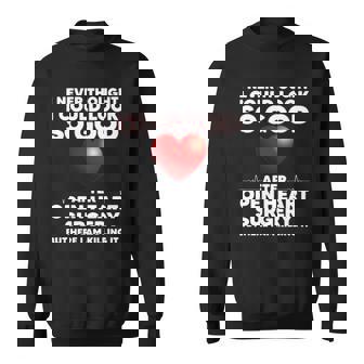 Best Open Heart Surgery Art Men Women Transplant Recovery Sweatshirt | Mazezy