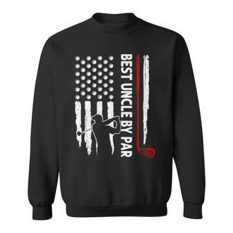 Best Uncle By Par American Flag Golf Gift V2 Sweatshirt - Thegiftio