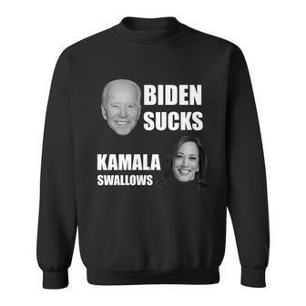 Biden Sucks Kamala Swallows Sweatshirt - Monsterry