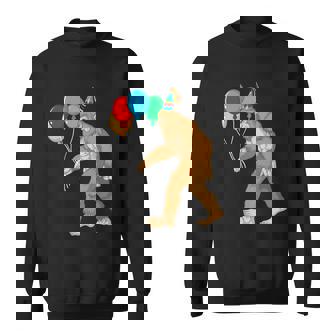 Bigfoot Birthday Graphic Design Printed Casual Daily Basic Sweatshirt - Thegiftio UK
