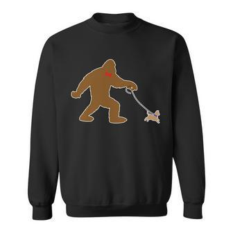 Bigfoot Walking Chihuahua Dog Sweatshirt - Monsterry UK