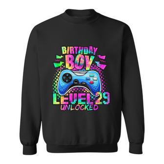 Birthday Video Gamer Level 29 Unlocked 29Th Birthday Sweatshirt - Monsterry DE