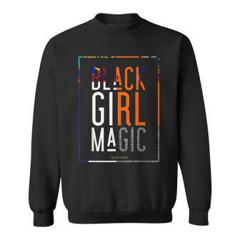 Black Girl Magic Melanin Afro Queen Hbcu Black History Blm Sweatshirt - Thegiftio UK