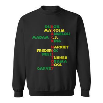 Black History Historic Leaders Proud American Tshirt Sweatshirt - Monsterry DE