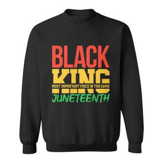 Black King The Most Important Piece In The Game June 19Th 1865 Graphic Design Printed Casual Daily Basic Sweatshirt - Thegiftio UK