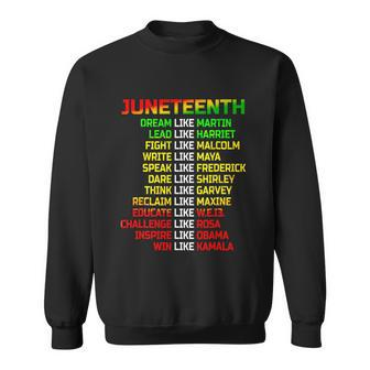 Black Women Freeish Since 1865 Party Decorations Juneteenth Sweatshirt - Monsterry