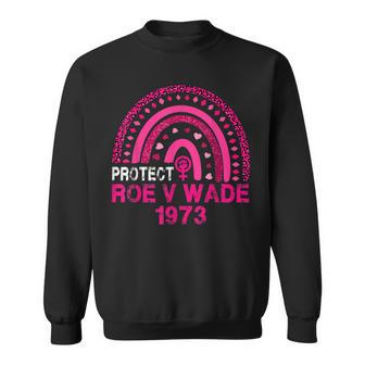 Boho Rainbow Protect Roe V Wade 1973 Feminist Pro Choice Sweatshirt - Seseable