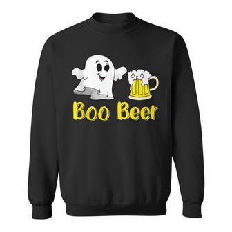 Boo Beer Ghost Drinker Funny Halloween Drinking Beer Sweatshirt - Thegiftio UK
