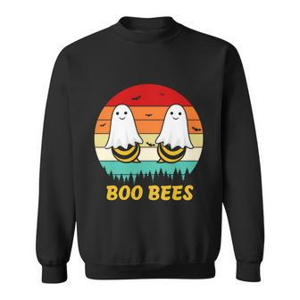 Boo Bees Ghost Halloween Quote V2 Sweatshirt - Monsterry CA