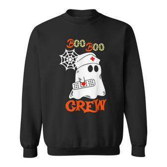 Boo Boo Crew Nurse Funny Ghost Halloween Nurse V2 Sweatshirt | Seseable CA