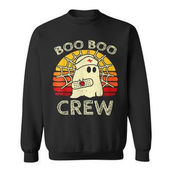 Boo Boo Crew Nurse Funny Ghost Halloween Nurse V3 Sweatshirt | Seseable CA