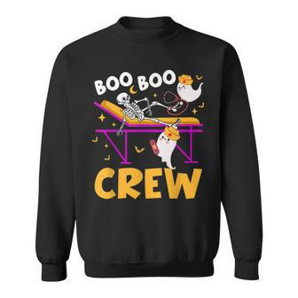 Boo Boo Crew Nurse Funny Ghost Women Halloween Nurse Sweatshirt | Seseable CA