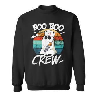 Boo Boo Crew Nurse Funny Ghost Women Halloween Nurse V2 Sweatshirt | Seseable UK
