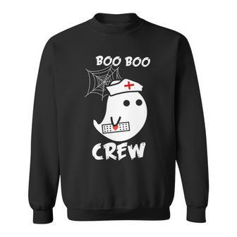 Boo Boo Crew Nurse Ghost Funny Halloween Sweatshirt - Monsterry UK