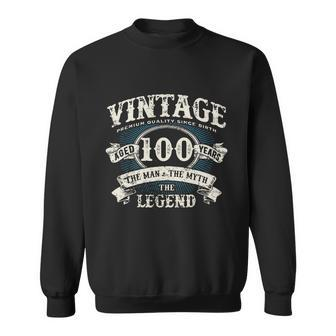 Born In 1922 Vintage Classic Dude 100Th Years Old Birthday Sweatshirt - Thegiftio UK