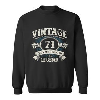 Born In 1951 Vintage Classic Dude 71St Years Old Birthday Graphic Design Printed Casual Daily Basic Sweatshirt - Thegiftio UK