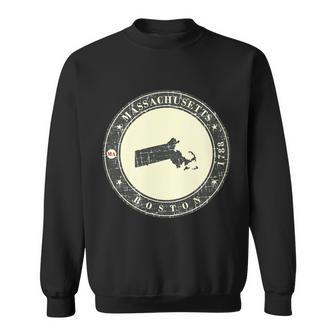 Boston Massachusetts Retro Sweatshirt - Monsterry