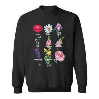 Botanical Floral Flowers Sweatshirt - Monsterry DE