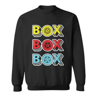Box Box Box Retro Vintage Racing Sweatshirt - Thegiftio UK
