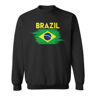 Brazil Flag Brazilian Brazil Sweatshirt - Thegiftio UK