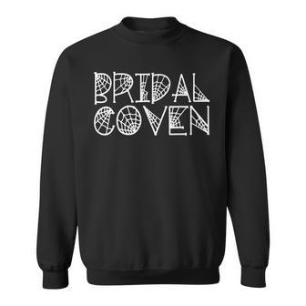 Bridal Coven Witch Bride Party Halloween Wedding Sweatshirt - Seseable