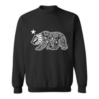 California Republic Aztec Bear Tshirt Sweatshirt - Monsterry AU