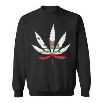 California Republic Cali Weed Tshirt Sweatshirt - Monsterry UK