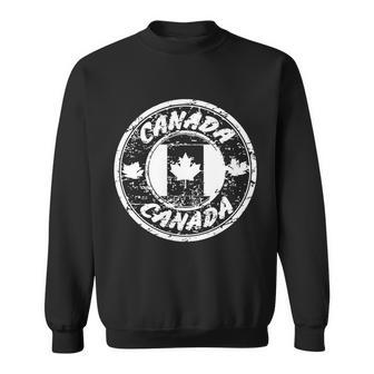 Canada Retro Circle Tshirt Sweatshirt - Monsterry CA